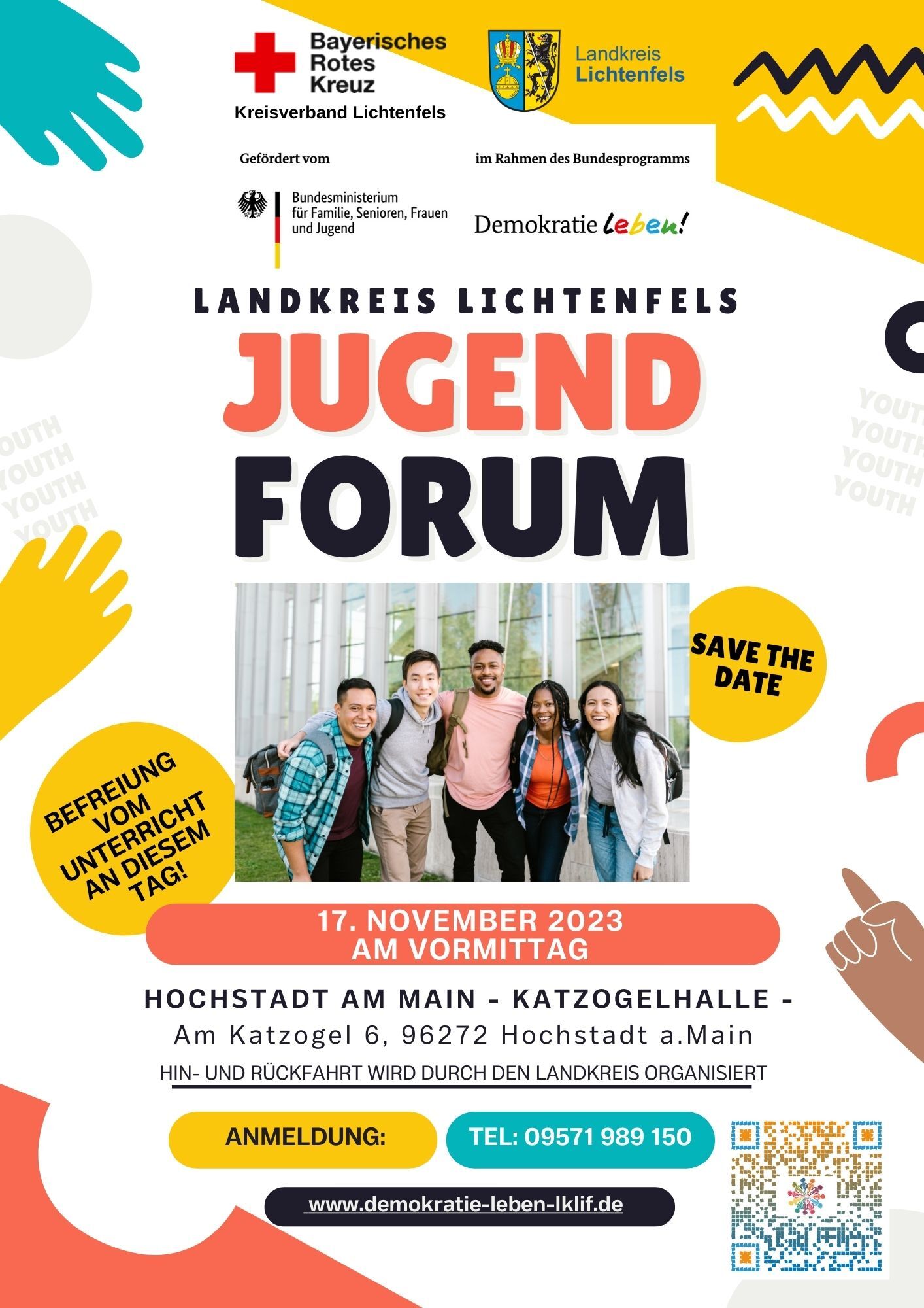 Plakate Jugendforum stand 11.10.23