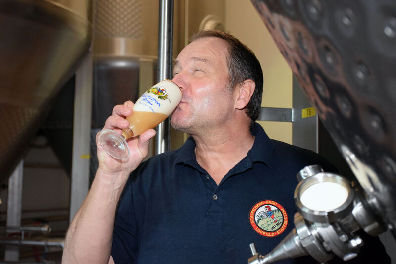 Bier ist für Karl-Heinz Wehrfritz Braukunst. (Foto: Heidi Bauer)