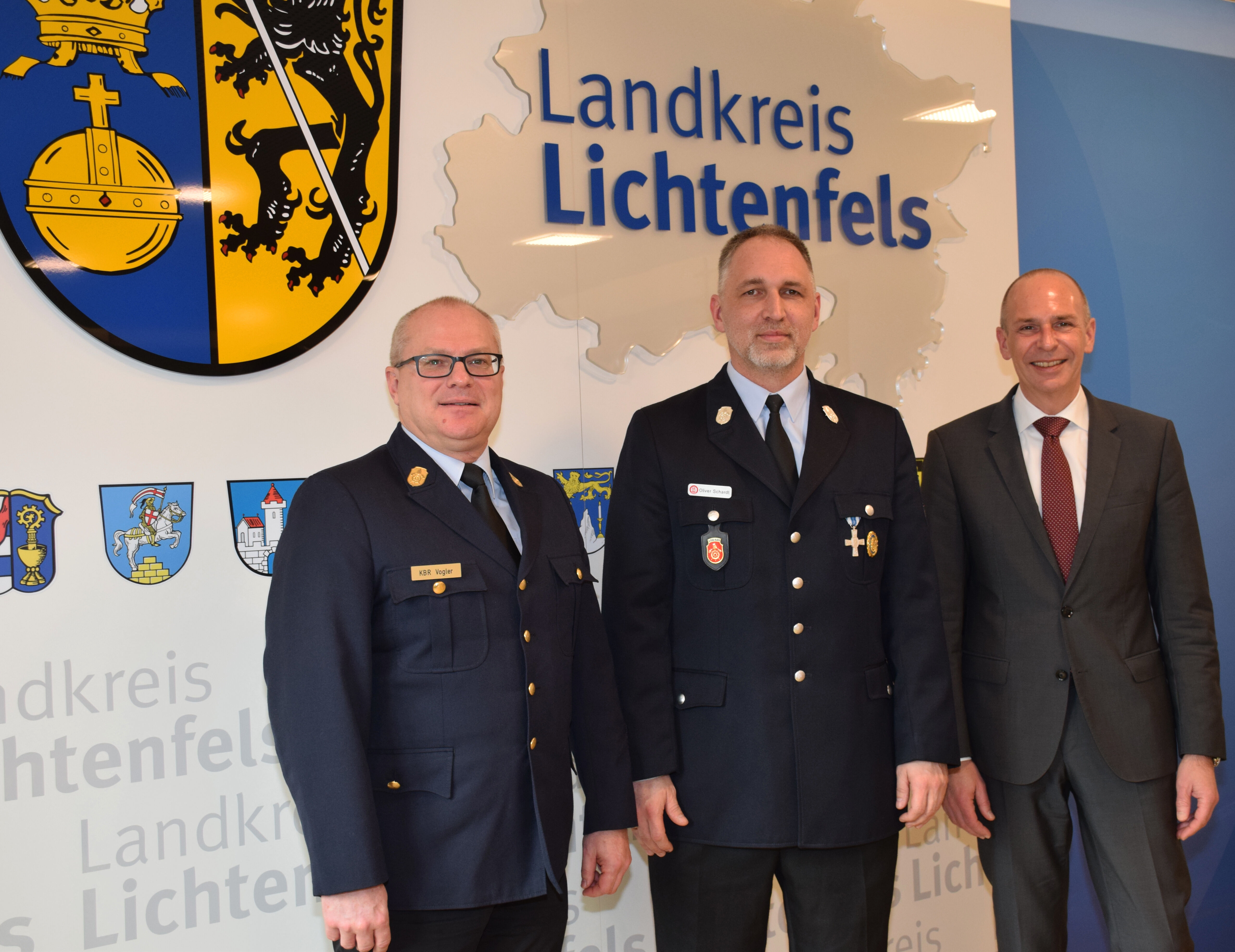 Landrat Christian Meißner bestellte jüngst mit Kreisbrandinspektor Oliver Schardt eine weitere Führungskraft zum vorabbenannten Örtlichen Einsatzleite