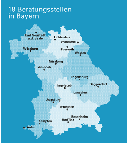 Beratungsstandorte Bayerische Architektenkammer