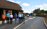 Miniaturbild zu:Pressemitteilung 251-2022: Pilotprojekt: Neue Verkehrsinsel in Ebneth für den Verkehr freigegeben